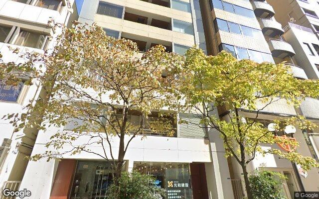 ビュロー新橋の外観（Googleストリートビュー）