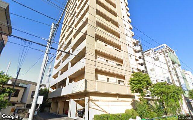 セントラルコート曳舟の外観（Googleストリートビュー）