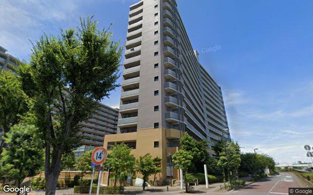 プランヴェールEXリバーウイングの外観（Googleストリートビュー）