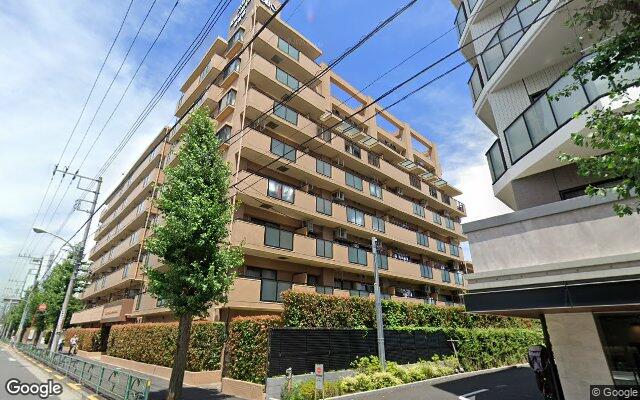 クリオ武蔵小金井南壱番館の外観（Googleストリートビュー）