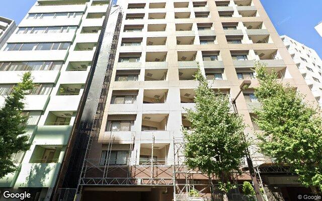 中銀東京日本橋マンシオンの外観（Googleストリートビュー）