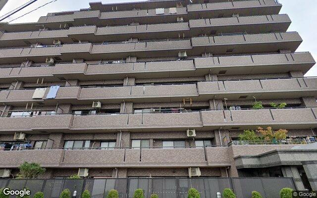 ライオンズガーデンテラス竹の塚の外観（Googleストリートビュー）