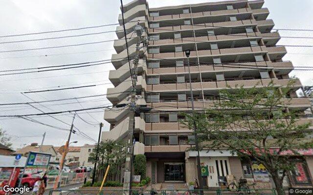 朝日シティパリオ十条の外観（Googleストリートビュー）