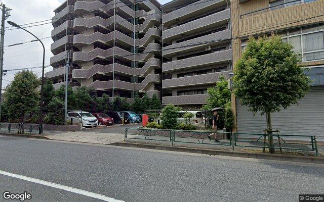 ライオンズシティ田無の外観（Googleストリートビュー）