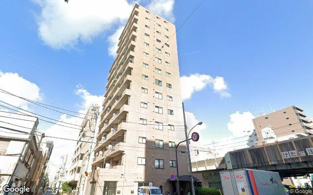バームハイツ錦糸町の外観（Googleストリートビュー）