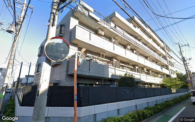 ライオンズガーデン平和台の外観（Googleストリートビュー）