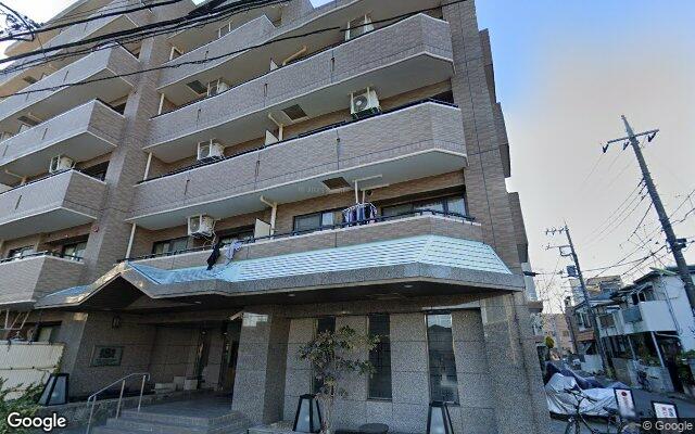 ライオンズプラザ千歳烏山の外観（Googleストリートビュー）