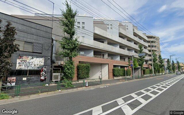 グランドメゾン武蔵小金井の外観（Googleストリートビュー）