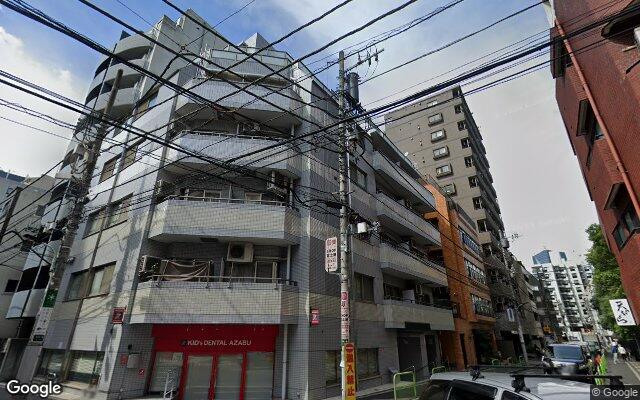 サン麻布十番の外観（Googleストリートビュー）
