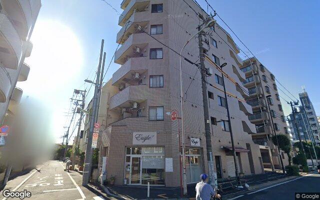 オーベル上馬B棟の外観（Googleストリートビュー）