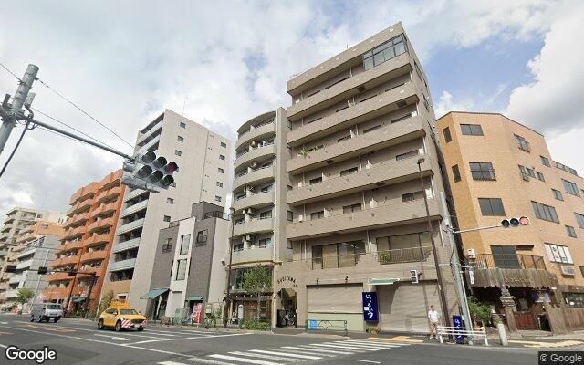 中銀門前仲町マンシオンの外観（Googleストリートビュー）