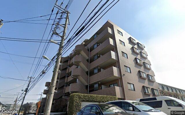 メイゾンときわ台の外観（Googleストリートビュー）