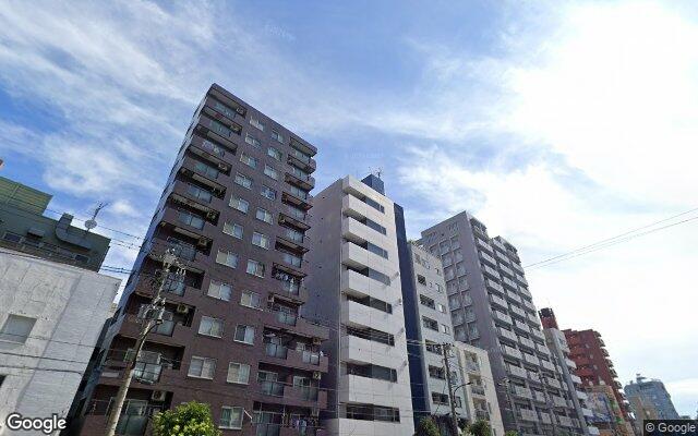 セントヒルズ東日暮里の外観（Googleストリートビュー）