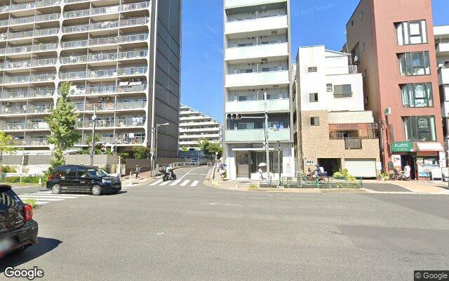 ルネ門前仲町パークステイツの外観（Googleストリートビュー）