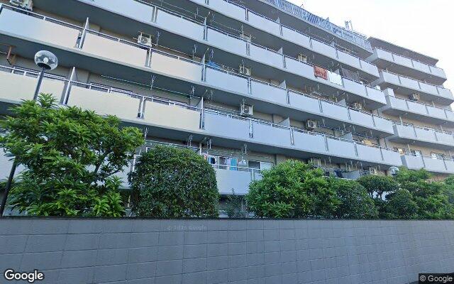 ライオンズマンション竹の塚の外観（Googleストリートビュー）