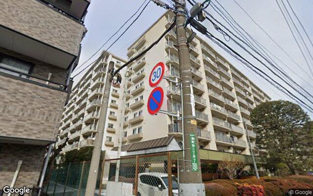 藤和すずかけ台ハイタウンの外観（Googleストリートビュー）