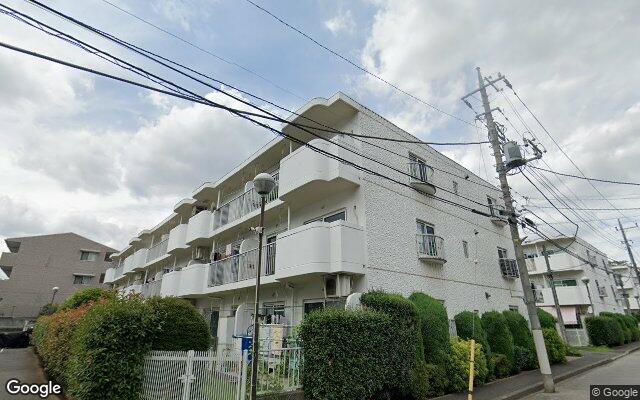 花小金井グリーンハイツ5号棟の外観（Googleストリートビュー）