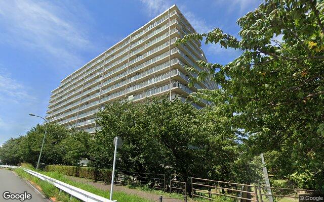 多摩川芙蓉ハイツ2号棟の外観（Googleストリートビュー）