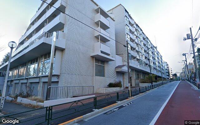 北新宿パークハイツの外観（Googleストリートビュー）