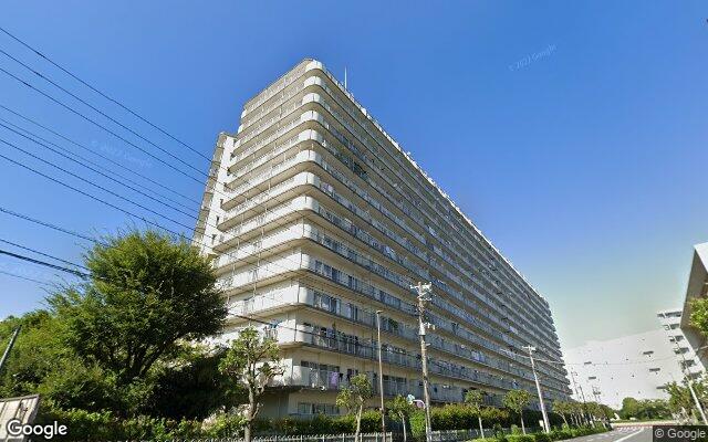 木場サニータウン1号棟の外観（Googleストリートビュー）