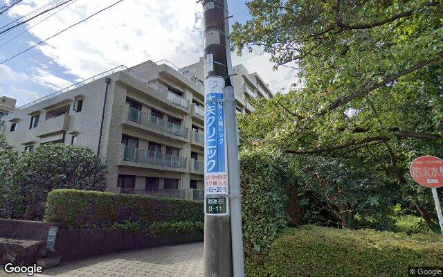成城ハイム2号棟の外観（Googleストリートビュー）