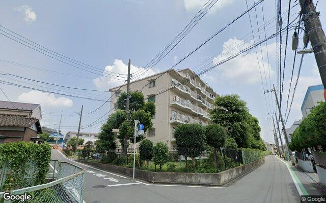 武蔵野アンコールマンションA棟の外観（Googleストリートビュー）