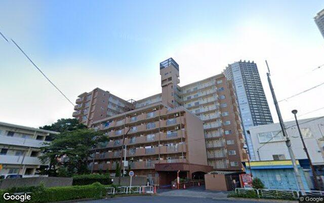 トーア南晴海マンションの外観（Googleストリートビュー）