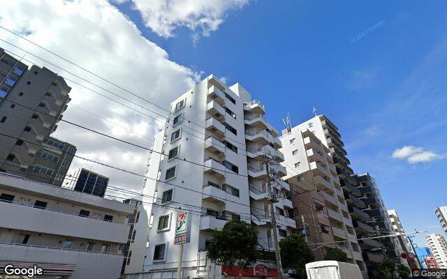 朝日グリーンハイツの外観（Googleストリートビュー）