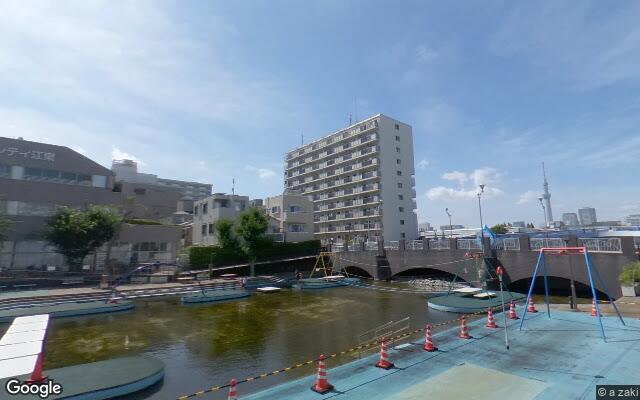 扇橋サンハイツの外観（Googleストリートビュー）