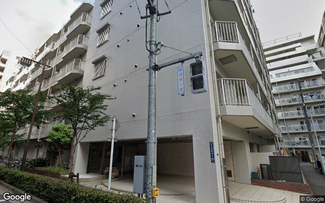 日商岩井日本橋浜町マンションの外観（Googleストリートビュー）
