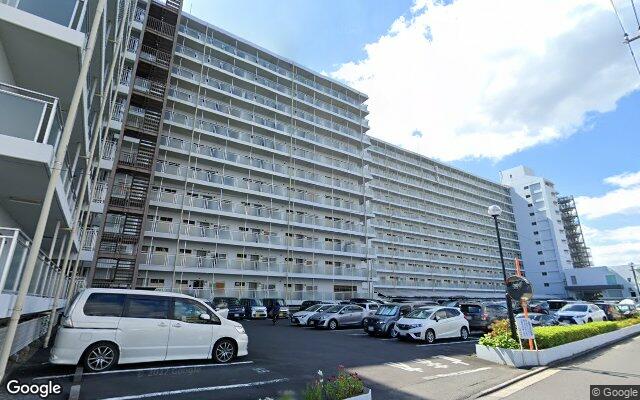 西葛西ハイツD棟の外観（Googleストリートビュー）