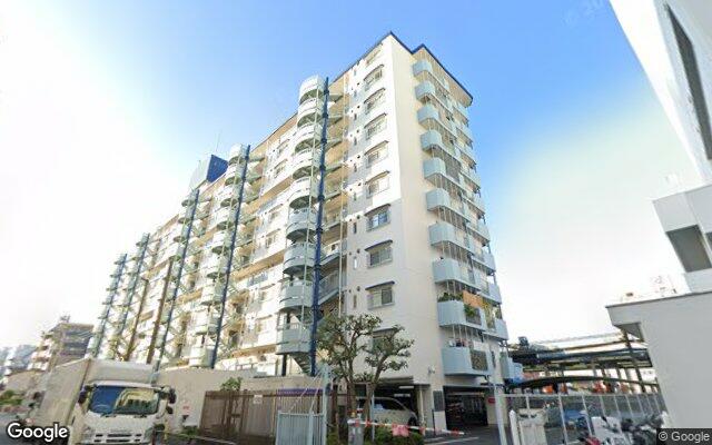 東武西新井東口サンライトマンションA棟の外観（Googleストリートビュー）