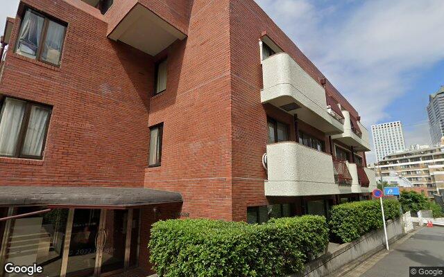 ヴェラハイツ赤坂新坂町の外観（Googleストリートビュー）