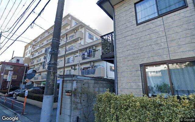 東久蓮根ハイツの外観（Googleストリートビュー）
