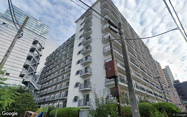 秀和目黒駅前レジデンスの外観（Googleストリートビュー）