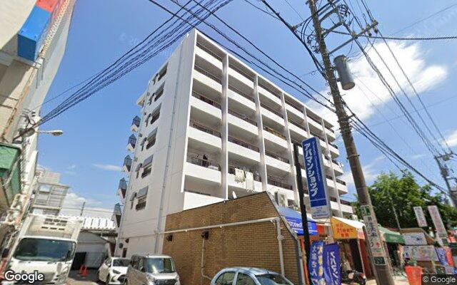 ライオンズマンション下丸子の外観（Googleストリートビュー）