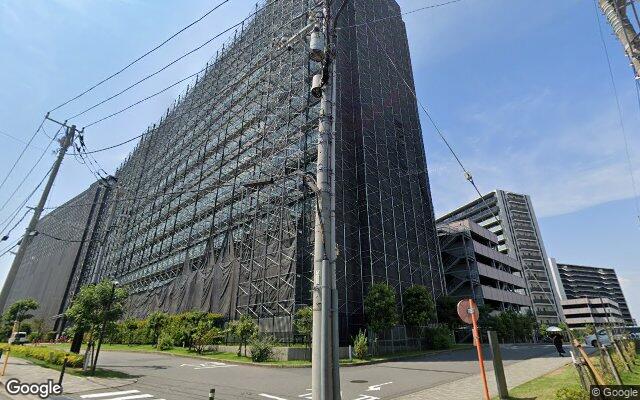 ウェリス稲毛オアシスブロックの外観（Googleストリートビュー）