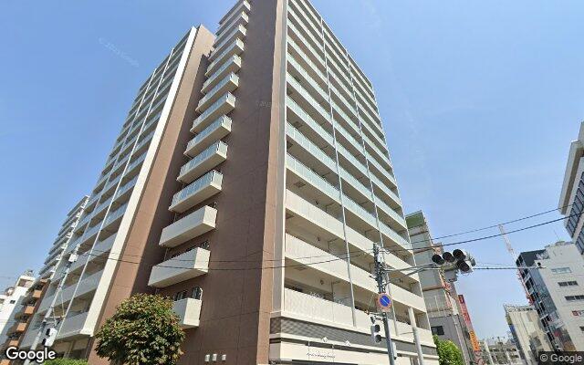 パークホームズ松戸駅前レジデンスの外観（Googleストリートビュー）