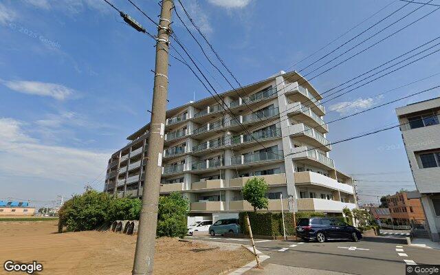 ライオンズ東松戸エアリーヒルズの外観（Googleストリートビュー）
