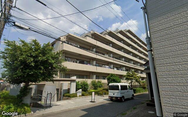 ウィズ稲毛ヒルトップテラスの外観（Googleストリートビュー）