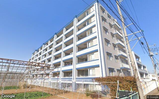 エクアス津田沼の外観（Googleストリートビュー）