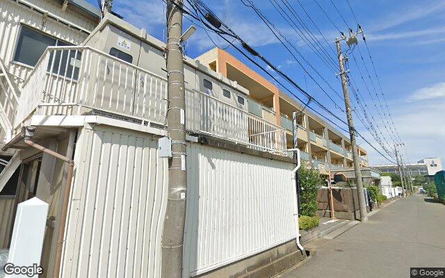ロータリーパレス市川北の外観（Googleストリートビュー）