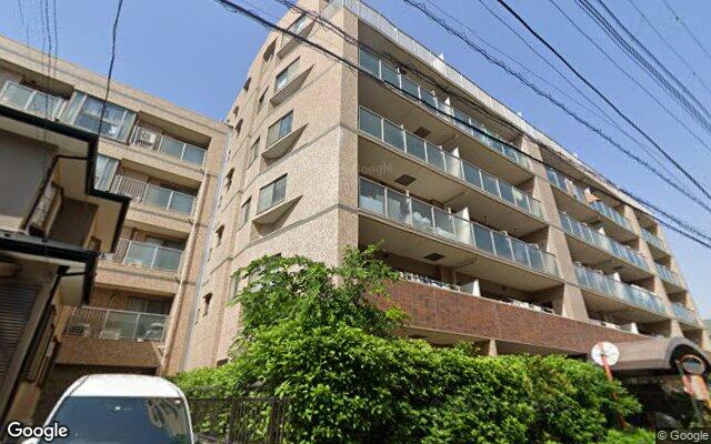 レクセルマンション原木中山の外観（Googleストリートビュー）