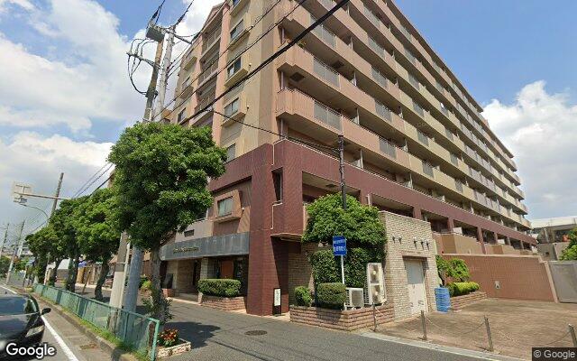ライオンズガーデン幕張プラザの外観（Googleストリートビュー）