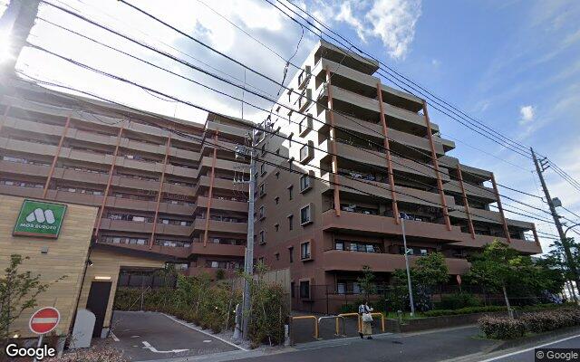 クレストフォルム市川ウィングステージの外観（Googleストリートビュー）