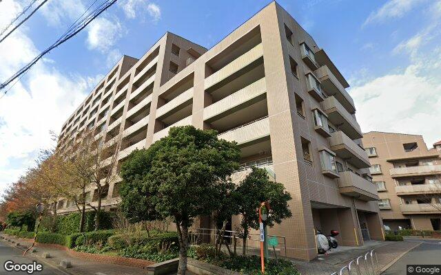 ガーデンプラザ新検見川14番館の外観（Googleストリートビュー）