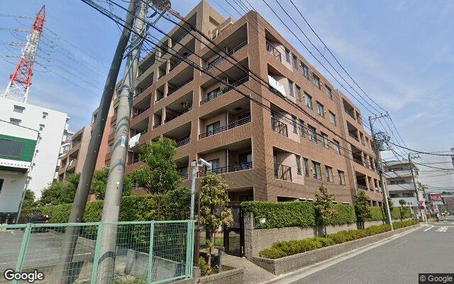 レクセルマンション西船橋第2の外観（Googleストリートビュー）