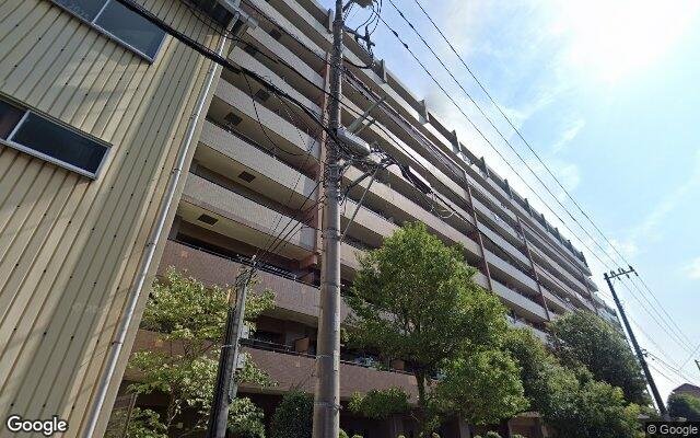 クレストフォルム松戸ウッドスクエアの外観（Googleストリートビュー）