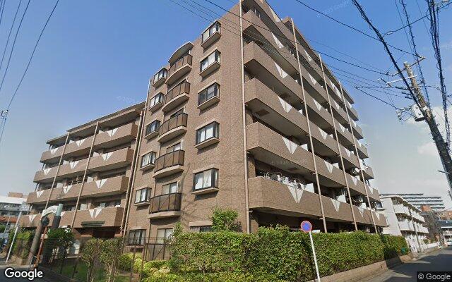 ダイアパレス原木中山の外観（Googleストリートビュー）