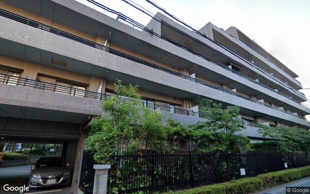 松戸中央公園パークホームズ参番館の外観（Googleストリートビュー）